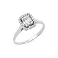 Daxtulidi monopetro loustre me diamantia 0,29 ct