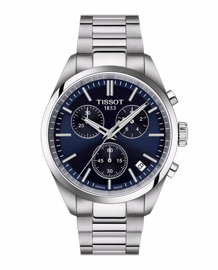 Roloi Tissot Chrono PR100 T1504171104100 Chronograph Silver Stainless Steel Bracelet