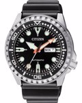 Roloi Citizen NH8380-15EE Mechanical Automatic 100m Promaster Marine Black Rubber Strap