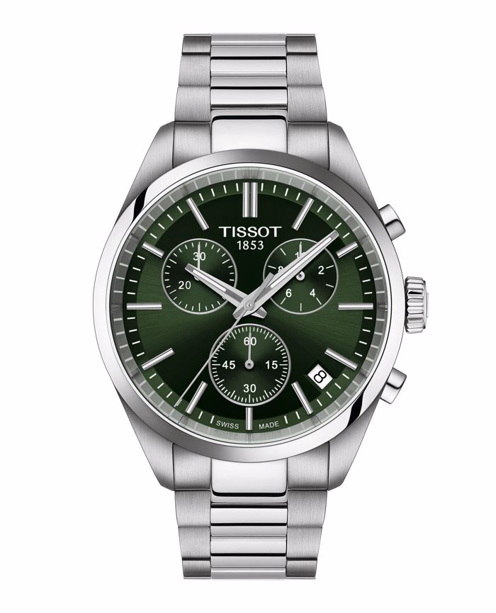 Roloi Tissot Chrono PR100 T1504171109100 Chronograph Silver Stainless Steel Bracelet