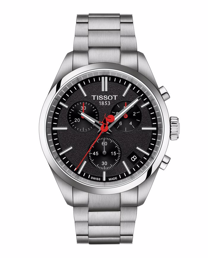 Roloi Tissot Chrono PR100 T1504171105101 Chronograph Silver Stainless Steel Bracelet