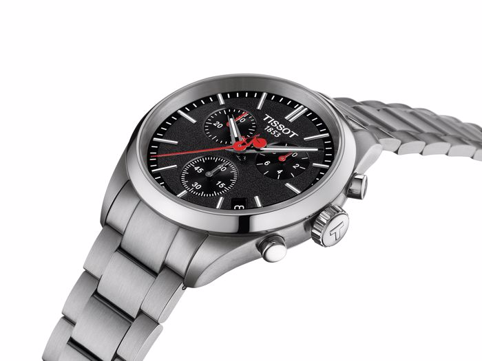 Roloi Tissot Chrono PR100 T1504171105101 Chronograph Silver Stainless Steel Bracelet