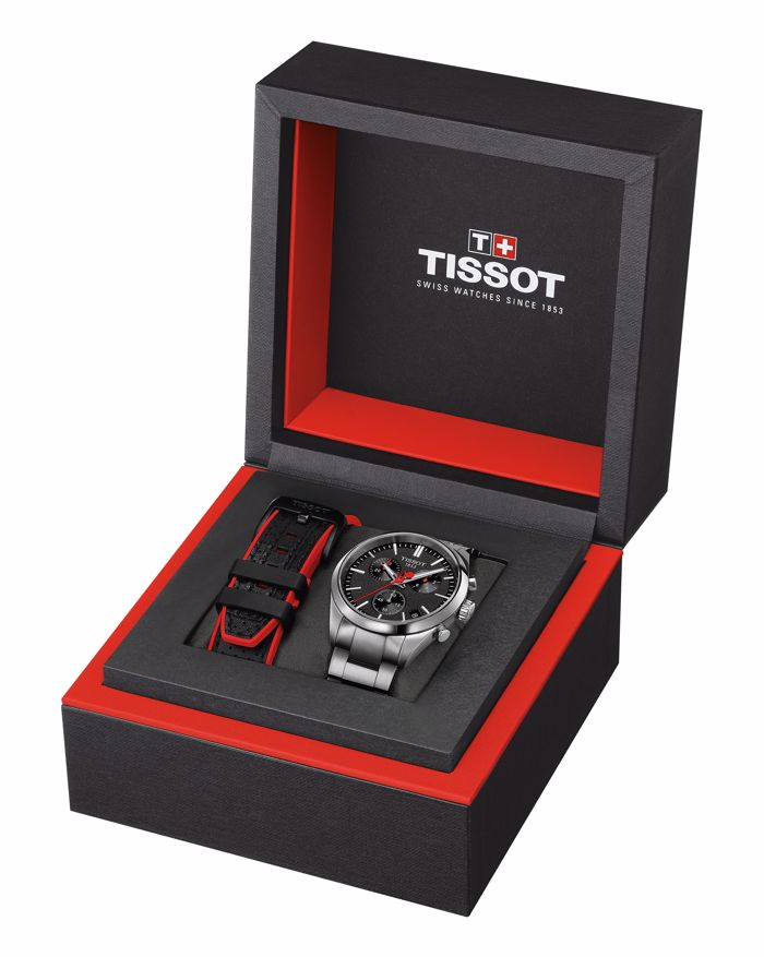 Roloi Tissot Chrono PR100 T1504171105101 Chronograph Silver Stainless Steel Bracelet