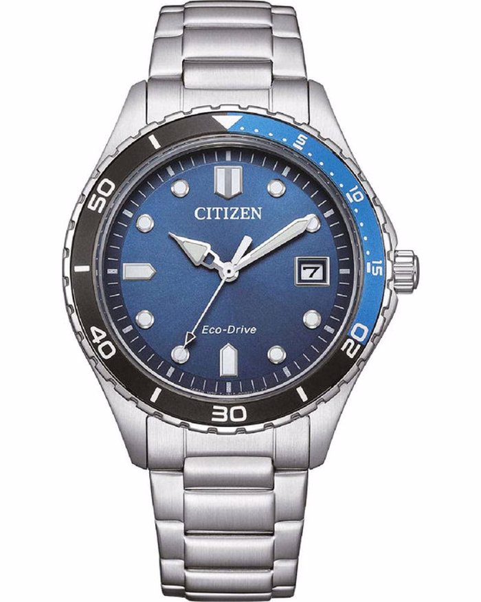 Roloi Citizen AW1821-89L 100m Eco Drive stainles steel