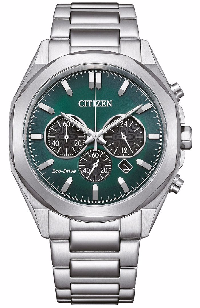 Roloi Citizen CA4590-81X ECO DRIVE 100M Chronograph Silver Stainless Steel Bracelet