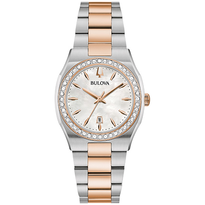 Roloi Bulova. Ladies' Collections. me 22 diamantia 98R283