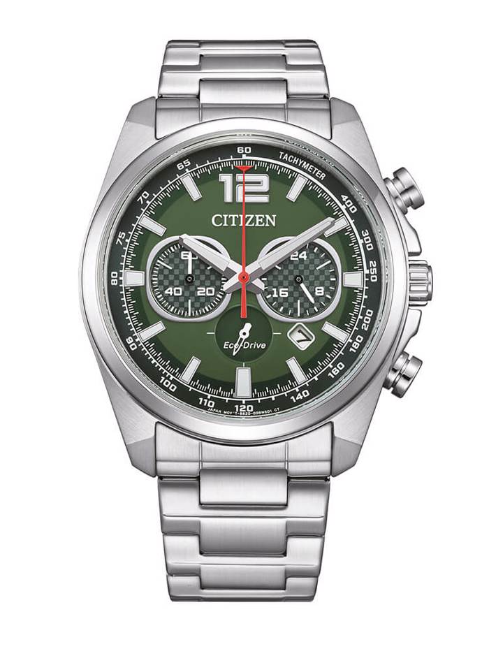 Roloi Citizen CA4640-50X Chrono  ECO DRIVE 100M Chronograph Silver Stainless Steel Bracelet