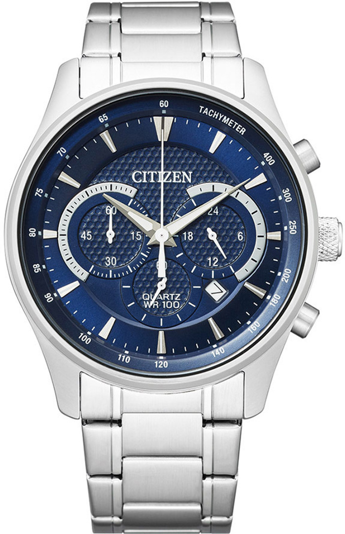 Roloi Citizen AN8190-51L Chrono  100M Chronograph Silver Stainless Steel Bracelet