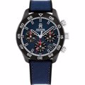 Roloi Tommy Hilfiger 1792183  me ubridiko louri ufasma me kaoutsouk